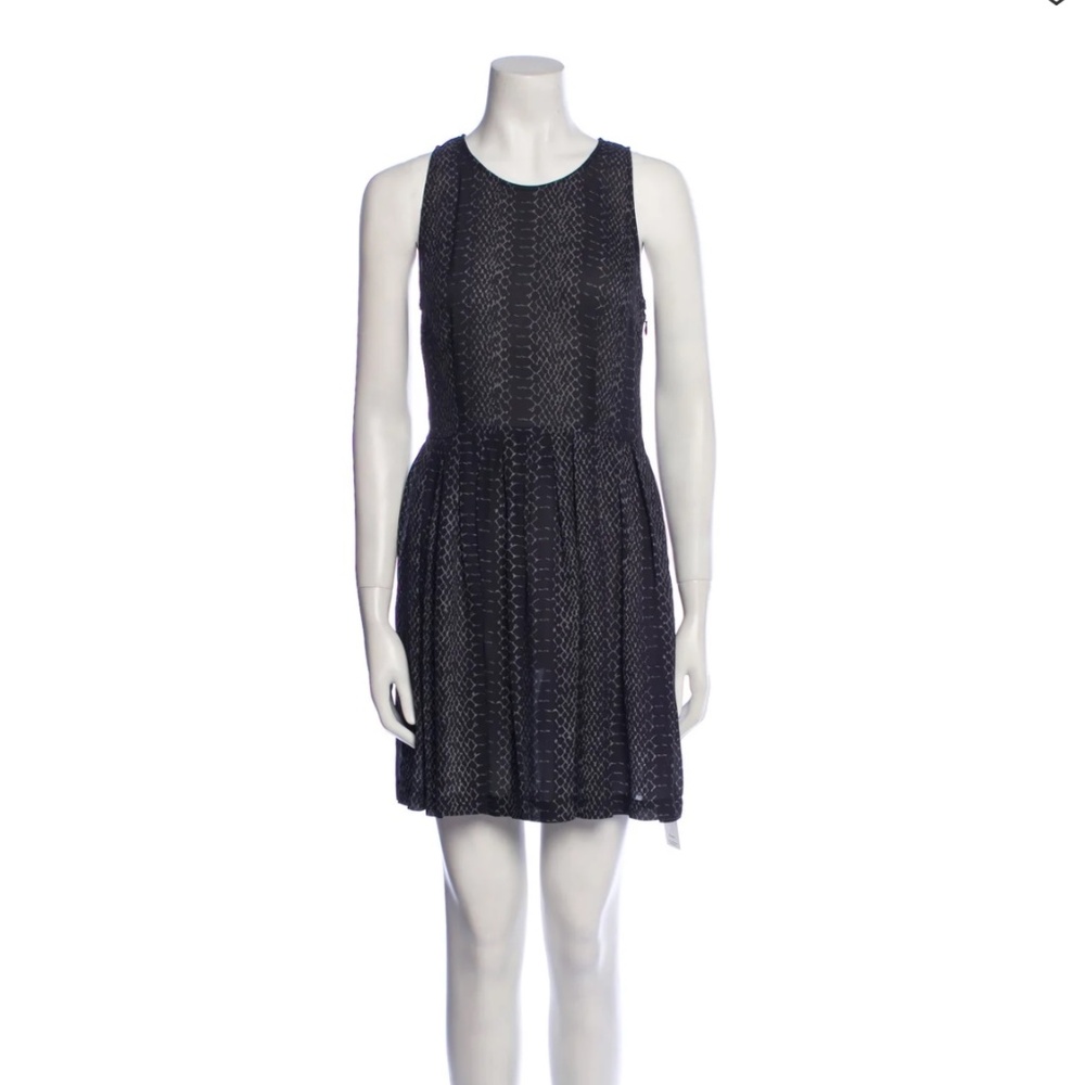 Joie Python print silk dress- XS like new
